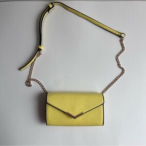 Urban Expressions Lemon Yellow Crossbody handBag